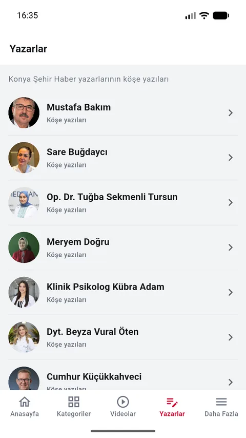 Konya Şehir Haber ekran görüntüsü